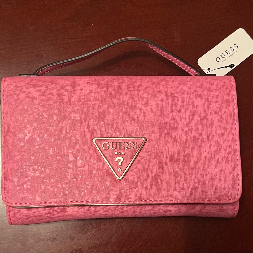 Pink Guess Clutch